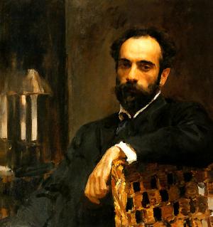 Portrait of Isaac Levitan by Valentin Serov